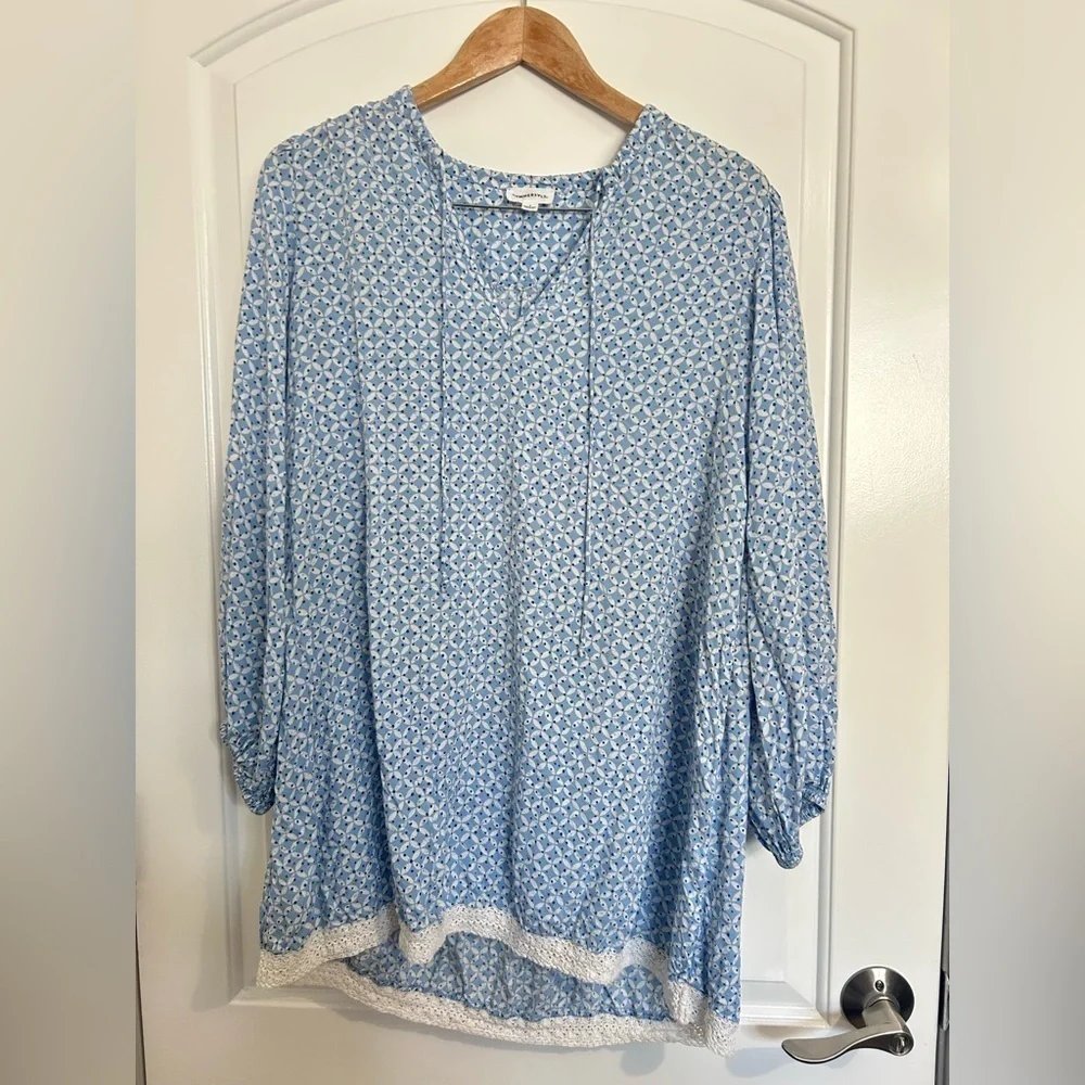 Summersalt Easy Breezy Tunic mini Dress swim Cover-Up size S boho coastal chic